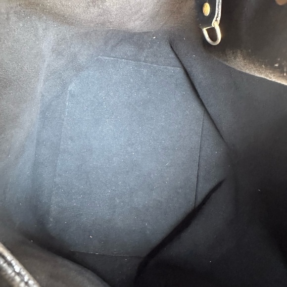 LOUIS VUITTON BLACK PETIT NOÉ LEATHER HANDBAG 💎 AUTHENTIC 💎 - Picture 12 of 13